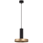 PENDANT LIGHT 1XGU10 SANDY BLACK-GOLD