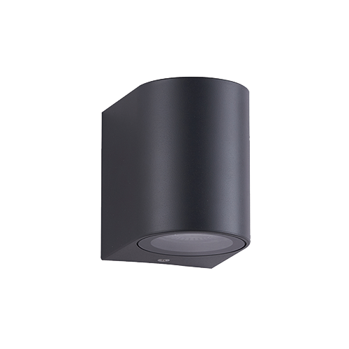 OUTDOOR WALL LIGHT 1XGU10 ABS BLACK