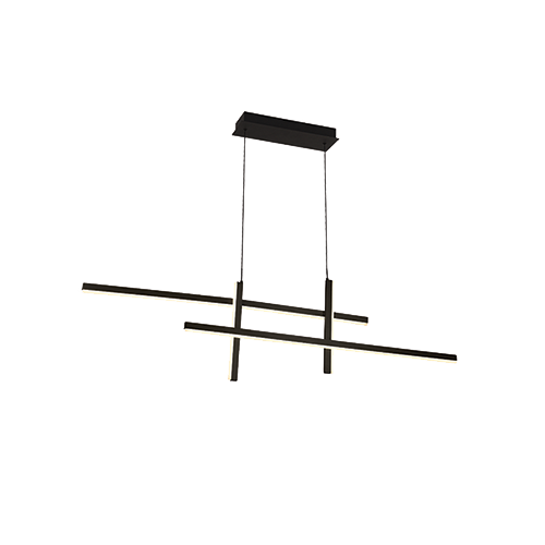 PENDANT LED LIGHT 47W 3000K ALUMINIUM BLACK