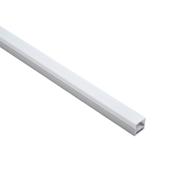 ALUMINIUM PROFILE 2M WITH OPAL PC COVER 2M