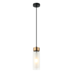 PENDANT  LIGHT E14  SANDY BLACK-ANTIQUE BRASS