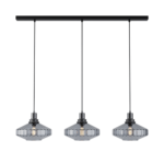 LINE LIGHT 3XE27 MAX 40W GLASS ANODISED DARK GREY