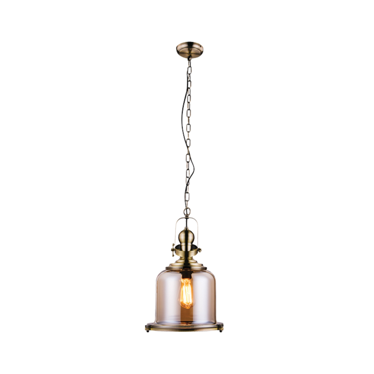 PENDANTGLASS-METAL BRONZE - Image 1