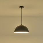 ΦΩΤΙΣΤΙΚΟ ΚΡΕΜΑΣΤΟ ΜΕΤΑΛΛΟ ΜΟΝΟΦΩΤΟ 1ΧΕ27 Max 15W Φ400X1270mm ΜΑΥΡΟ ARTE ILLUMINA LAVA - Image 3