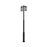 OUTDOOR LAMP POST 2XE27 MAX 15W ALUMINIUM BLACK