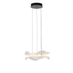 ΦΩΤΙΣΤΙΚΟ ΚΡΕΜΑΣΤΟ ΑΚΡΥΛΙΚΟ ΣΤΡΟΓΓΥΛΟ LED 24W 2160Lm 3000K Φ340X1250mm ΜΑΥΡΟ ARTE ILLUMINA FIRENZE