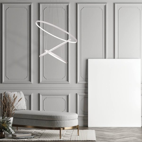 PENDANT LIGHT 135W 3000K WHITE DIMMABLE