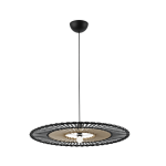 PENDANT LAMP BAMBOO 1XE27 BLACK - Image 2