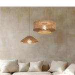 PENDANT LAMP BAMBOO 1XE27 BLACK