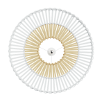 CEILING LIGHT WHITE BAMBOO 1XE7 MAX 40W - Image 2