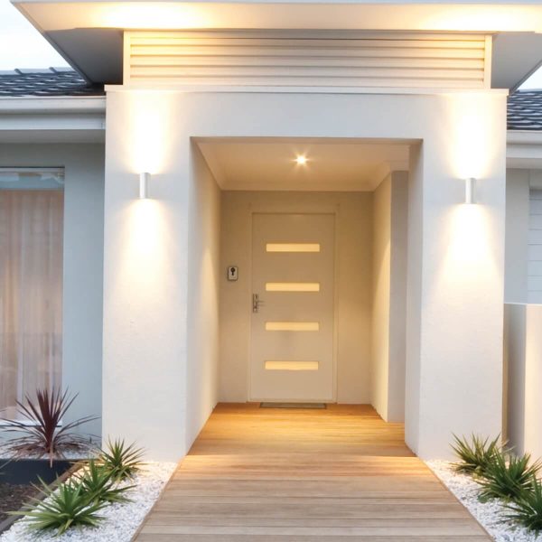 OUTDOOR SCONCE 2XGU10 WHITE